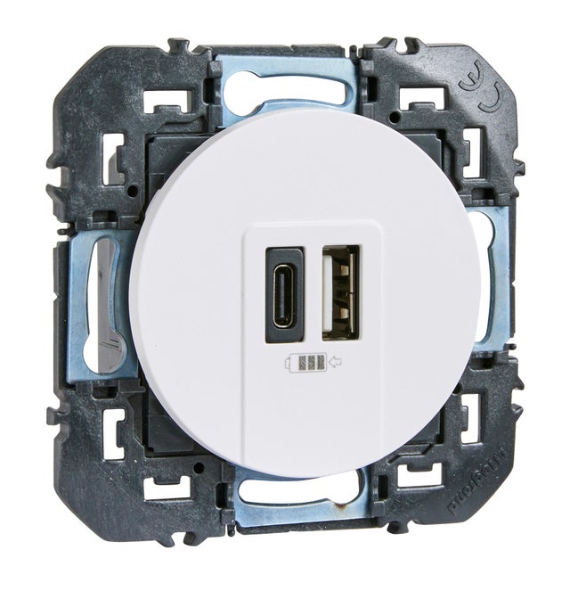 Double prise USB DOOXIE - LEGRAND 