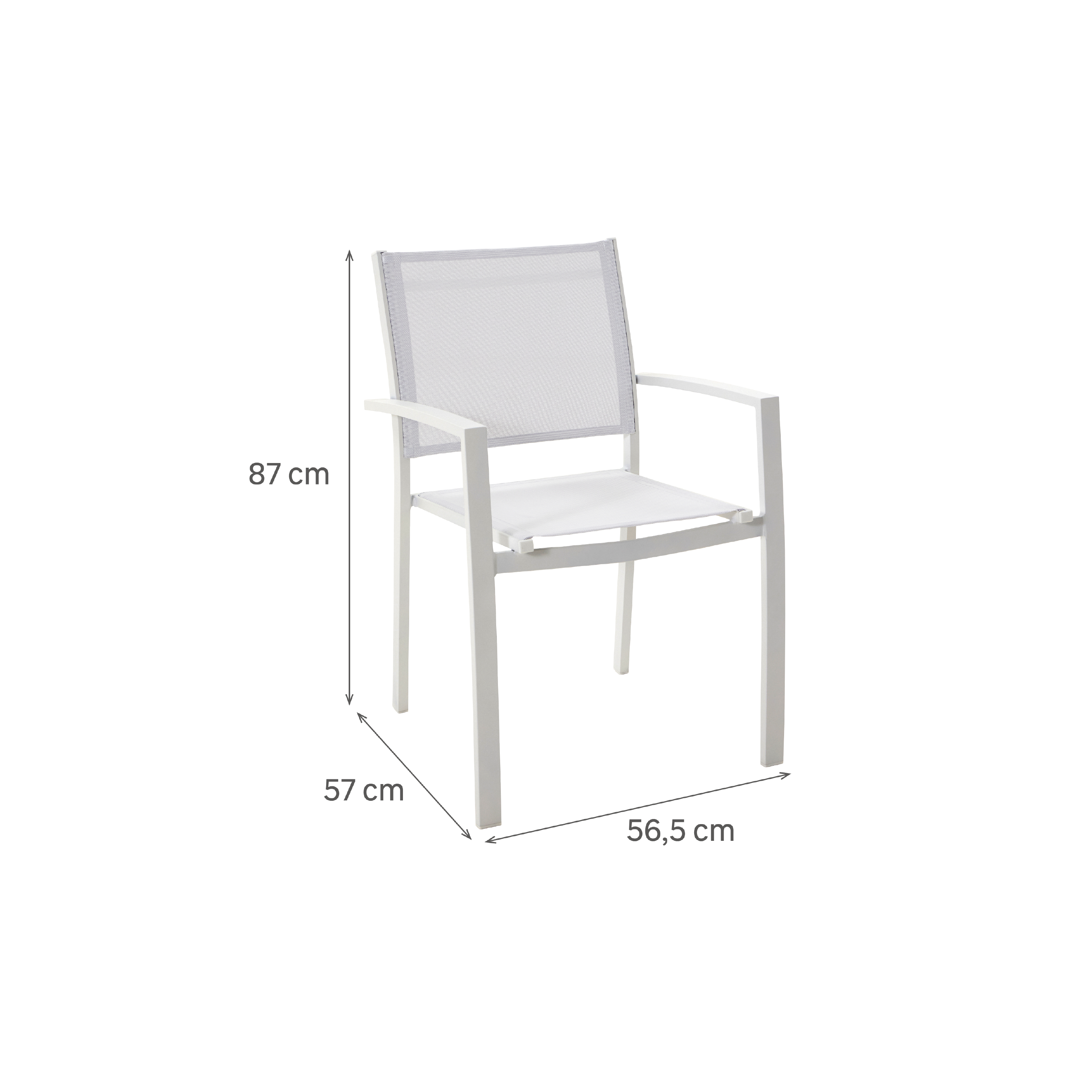 Fauteuil NATERIAL Lyra Beta blanc - 5