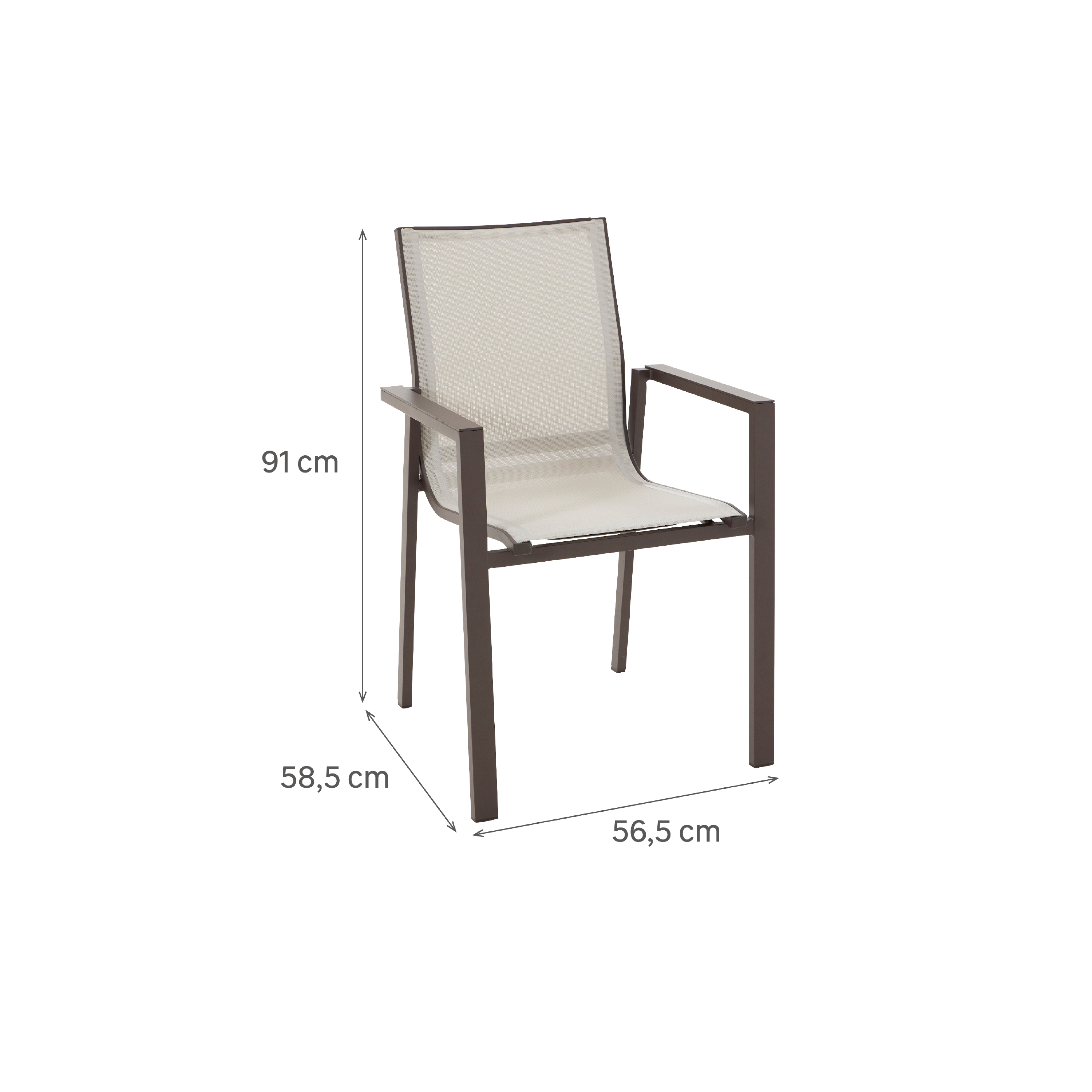 Fauteuil NATERIAL Odyssea Gamma moka - 5