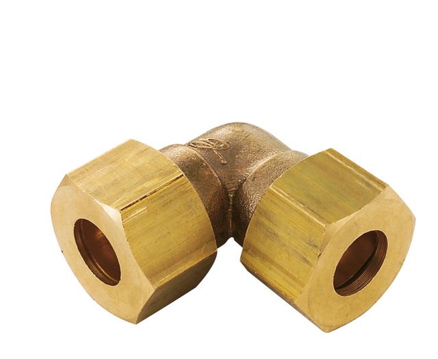 Raccord coude bicône cuivre à compression Diam.14 mm