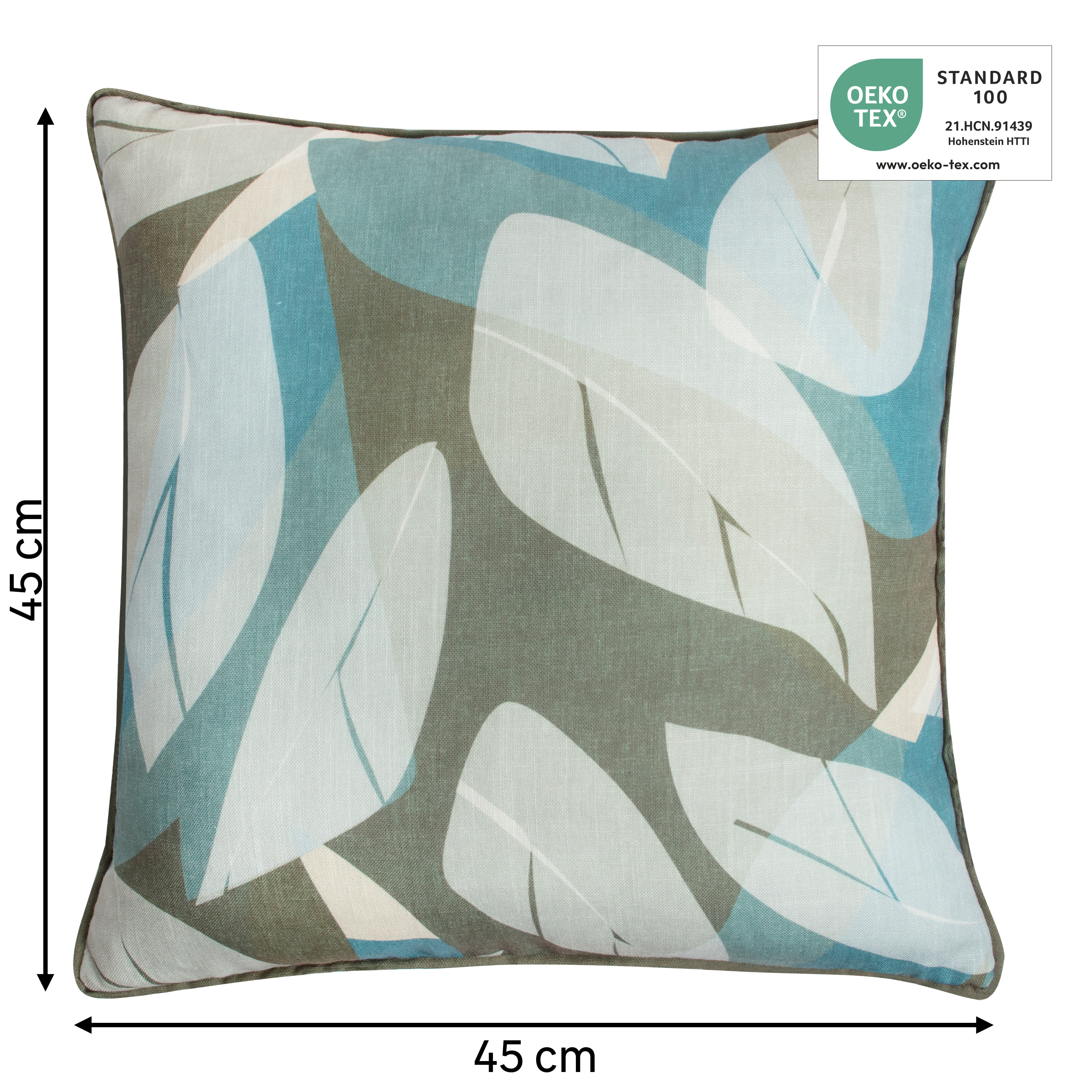 Cuscino INSPIRE Teona multicolore 45 x 45 cm - 15