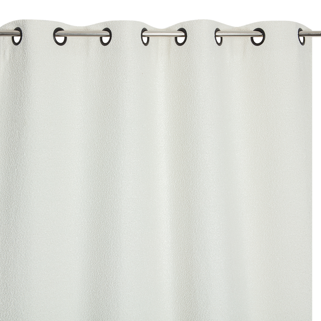 Rideau tamisant, Clerena, blanc H.280 x l.140 cm INSPIRE