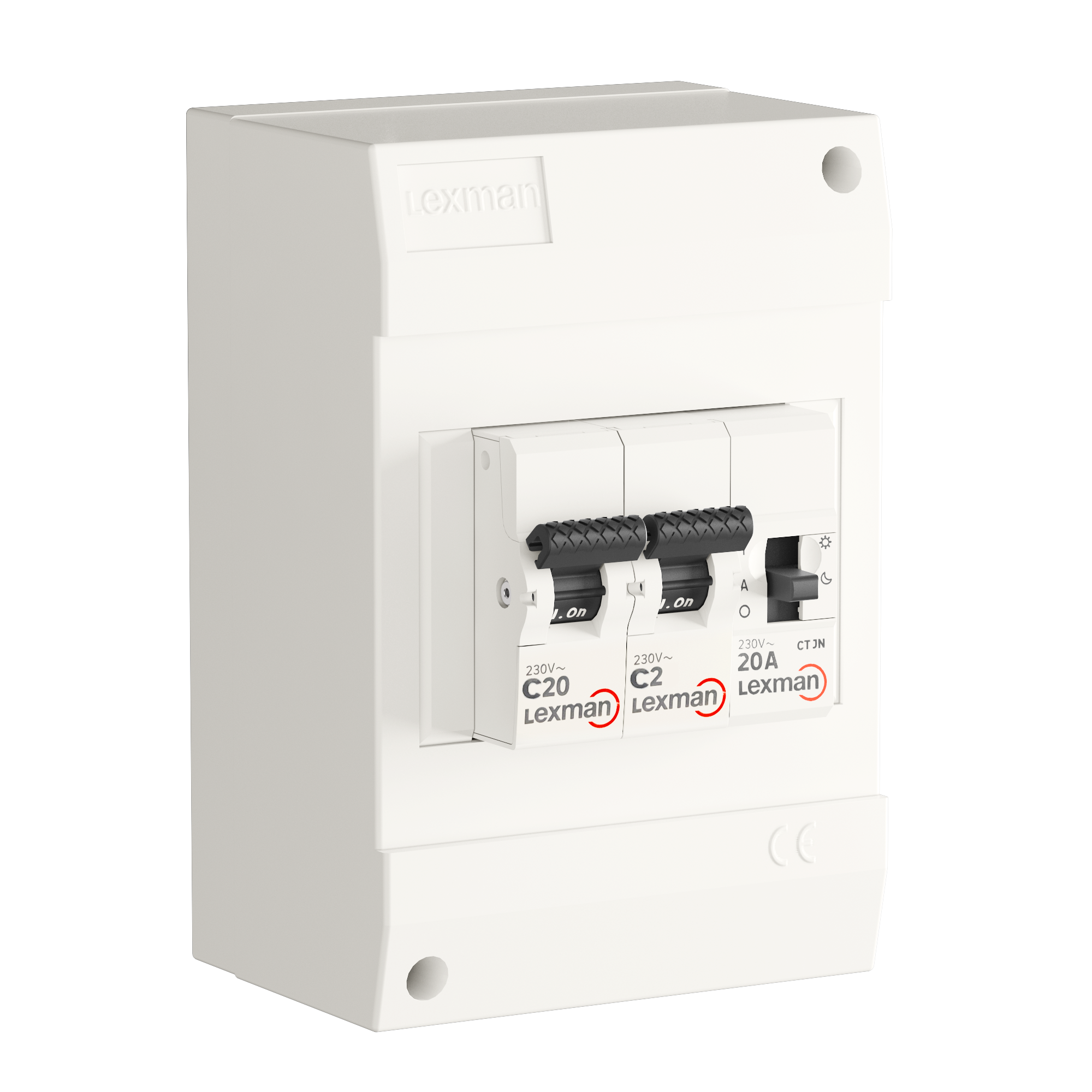 Tableau chauffe-eau pré équipé LEXMAN 1 rangée 4 modules - 2