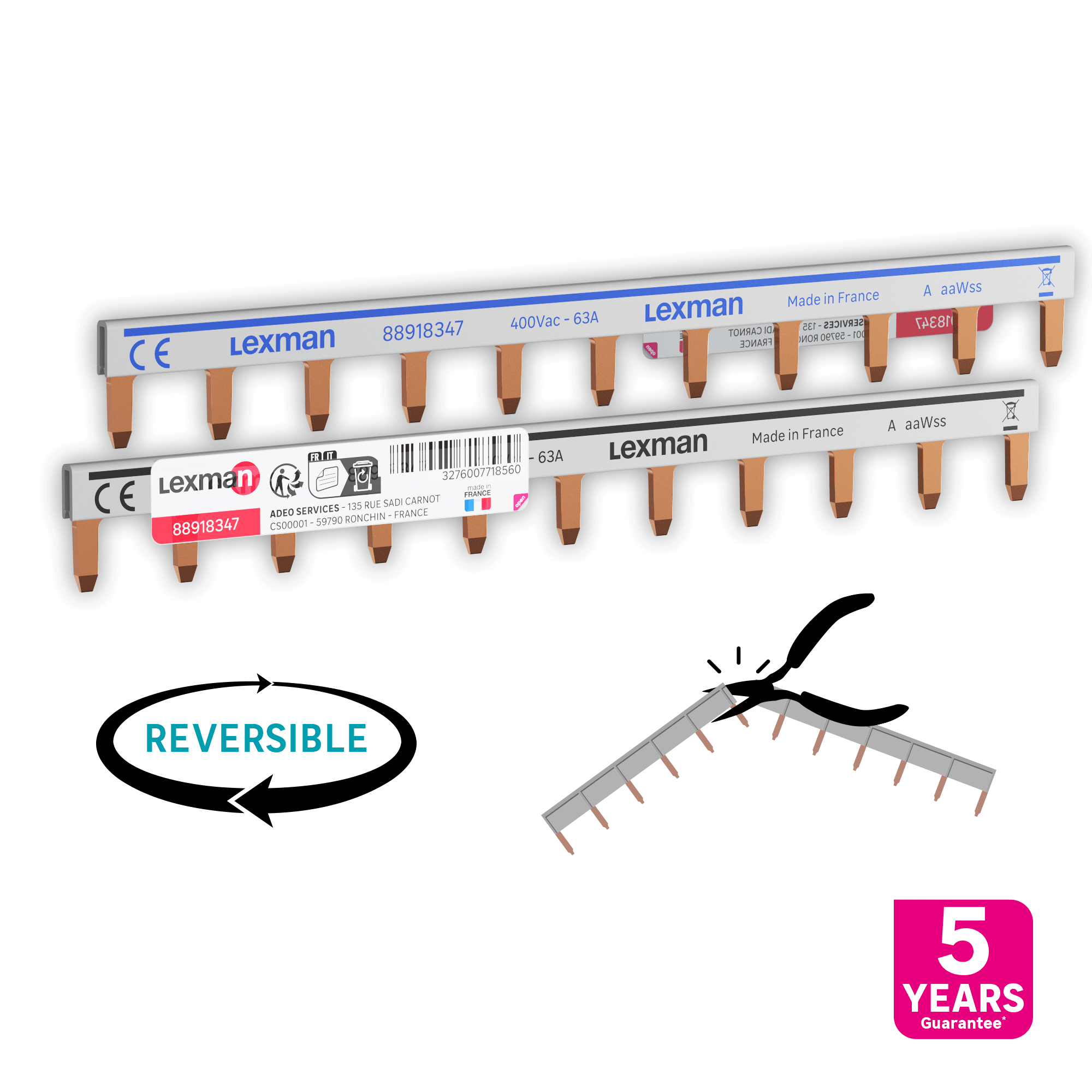Peigne horizontal LEXMAN 1 module - 7
