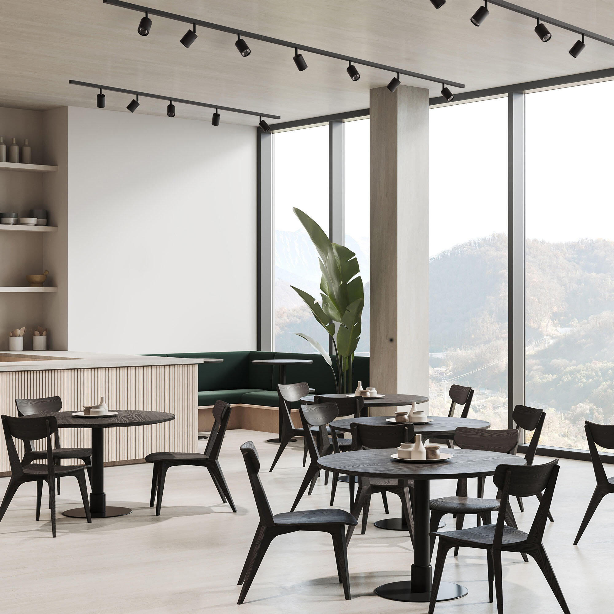 Zestaw szynowy Dataka czarny 3 x GU10 Inspire - 4