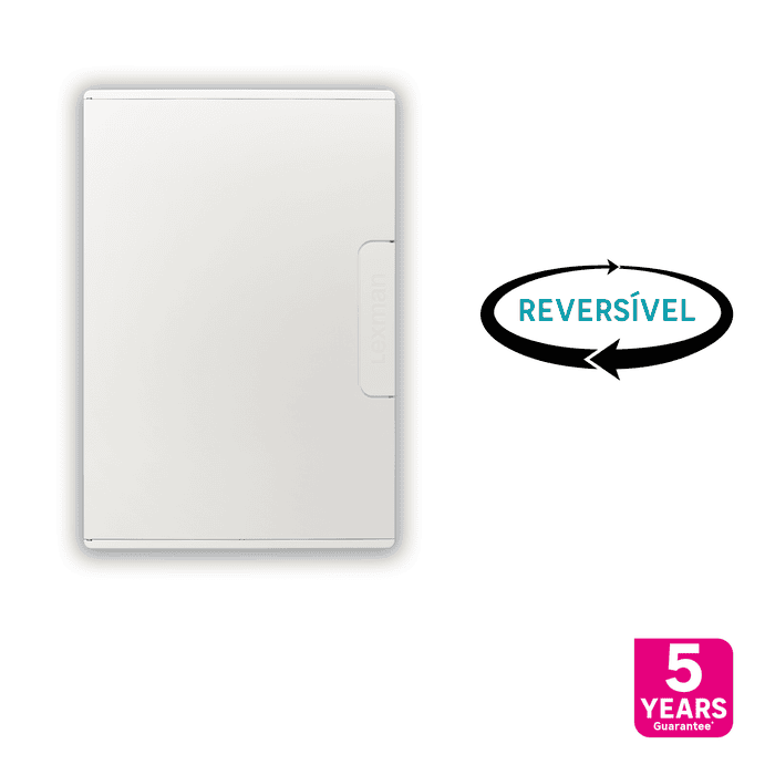 Une porte réversible et compatible aux tableaux 2 rangées
