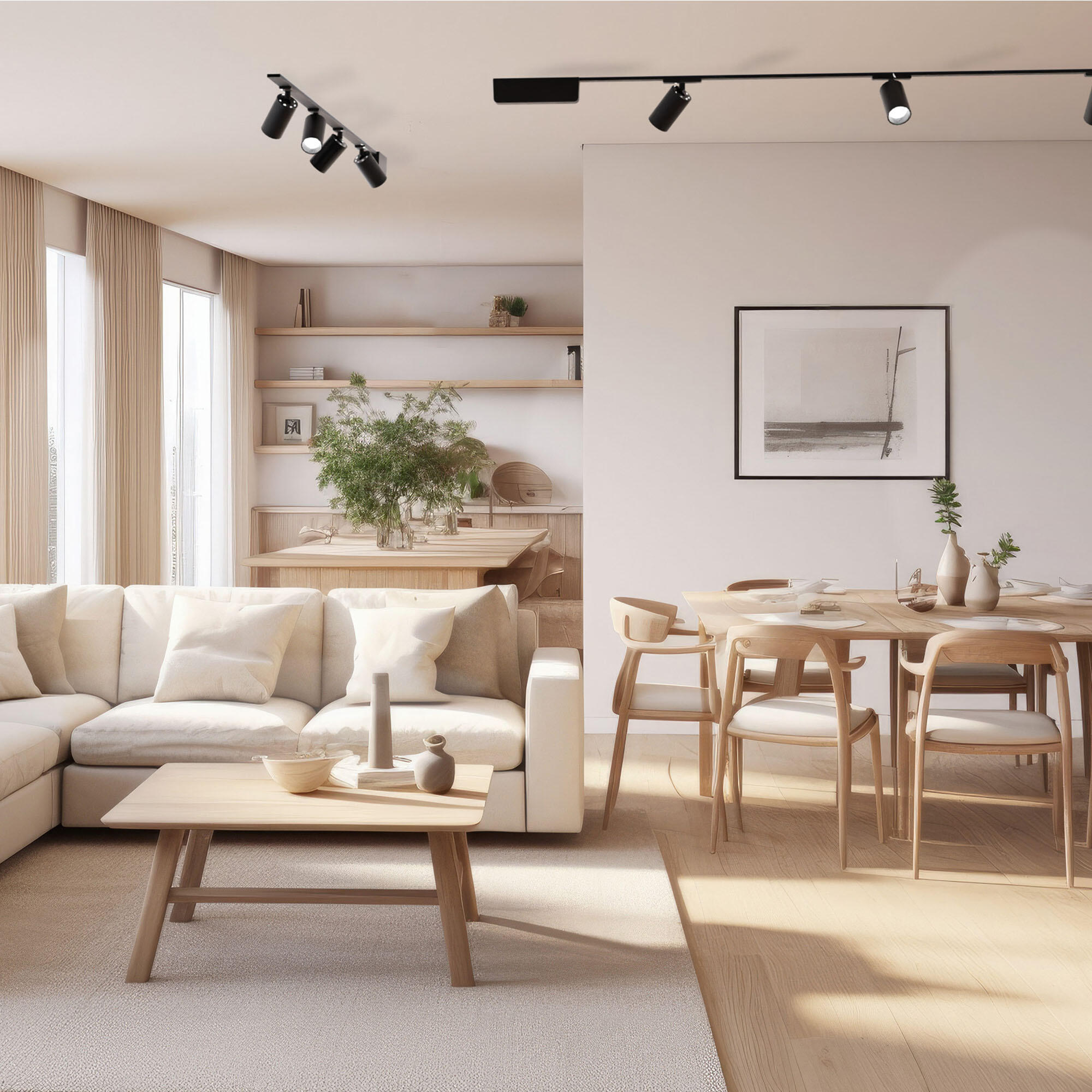 Zasilacz do systemów szyn magnetycznych czarny LED Inspire - 5