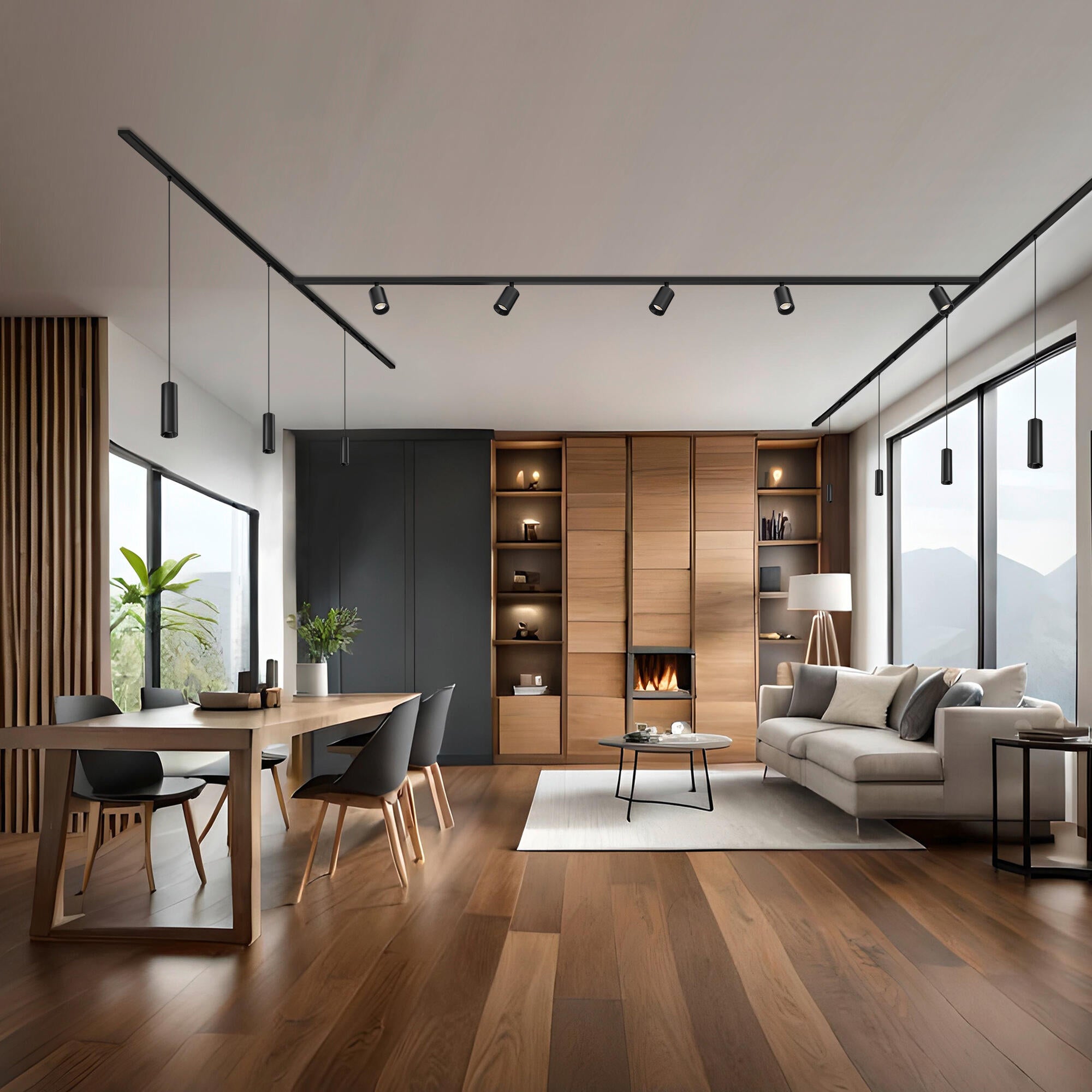 Reflektor szynowy czarny 540 lm LED Inspire - 7