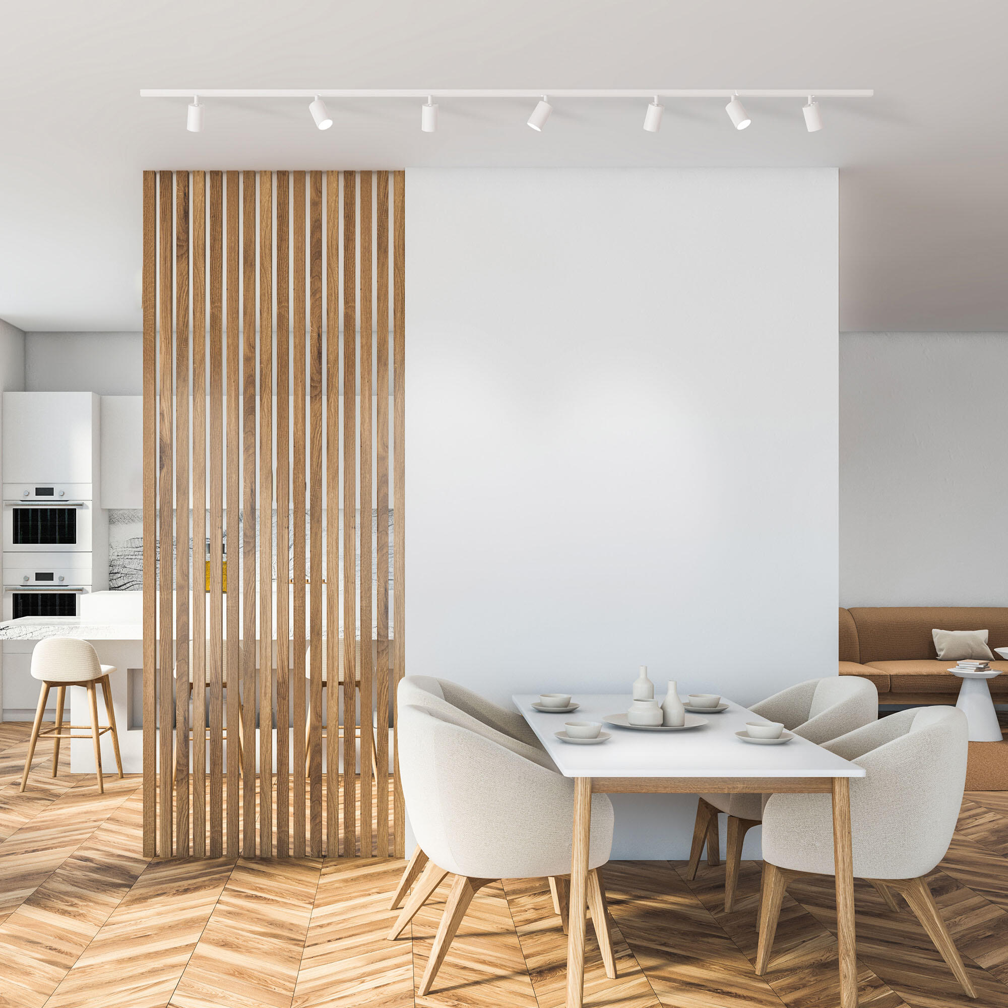 Reflektor szynowy biały 540 lm LED Inspire - 5