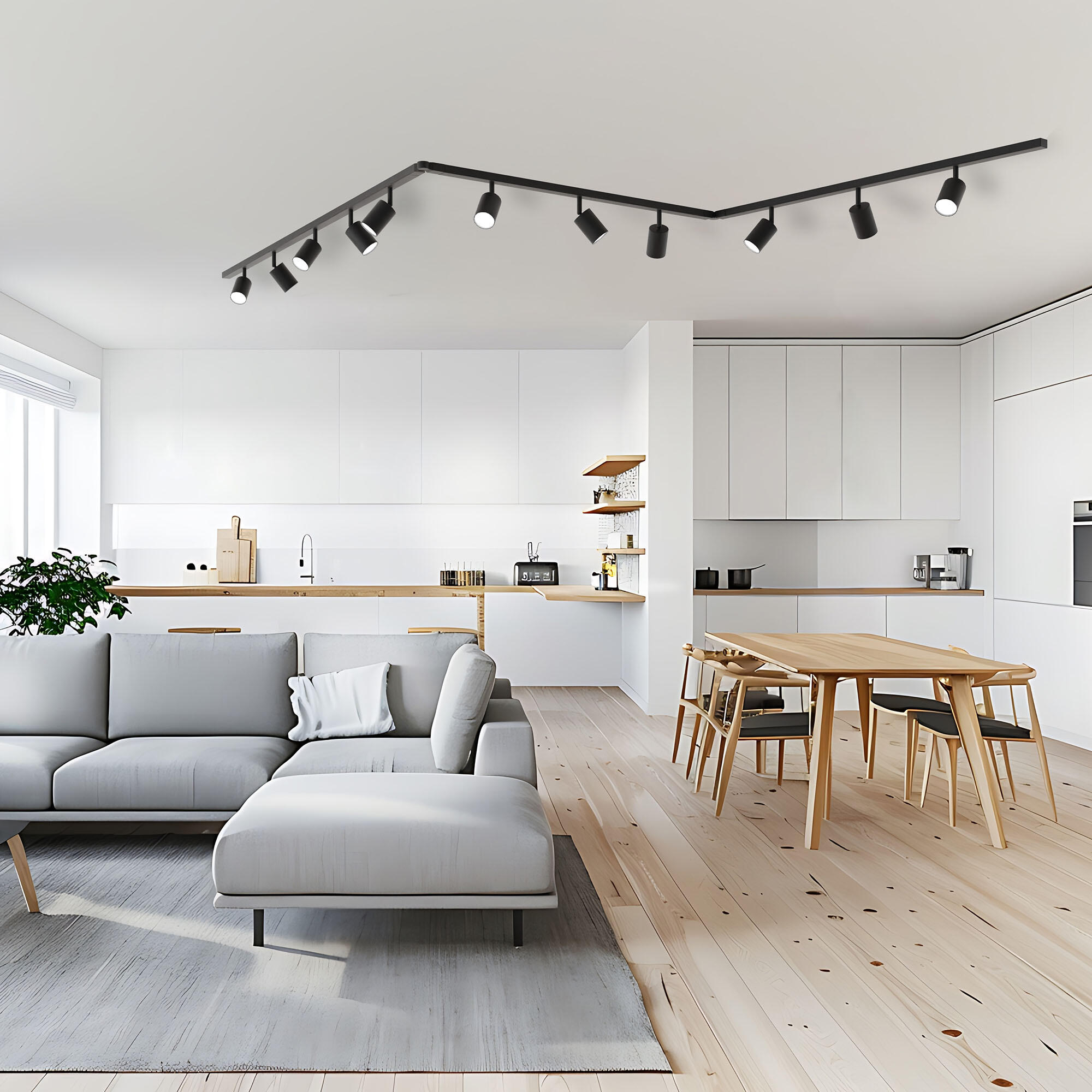 Connecteur d'angle pour rail, noir, INSPIRE - 2