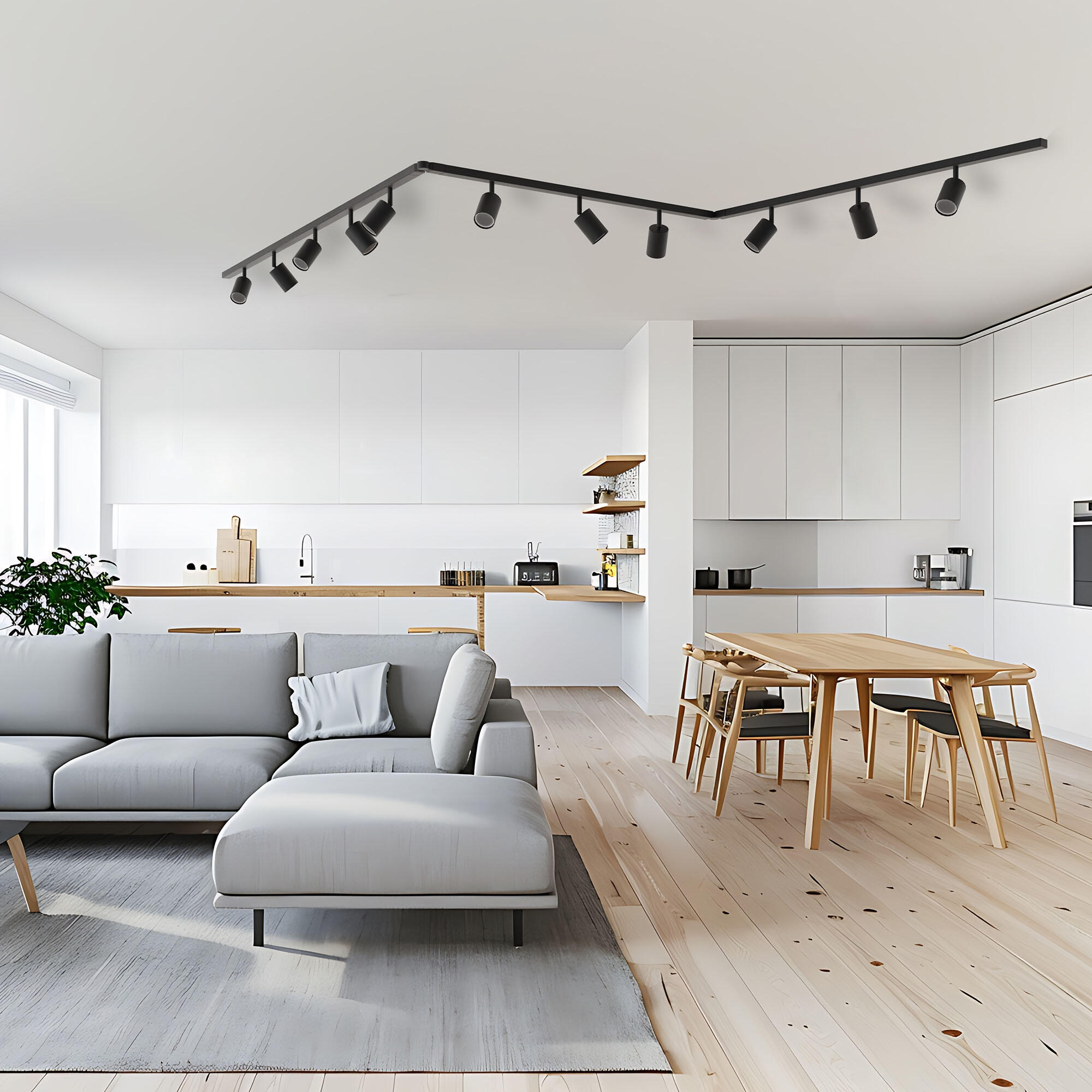 Connecteur d'angle pour rail, noir, INSPIRE - 3