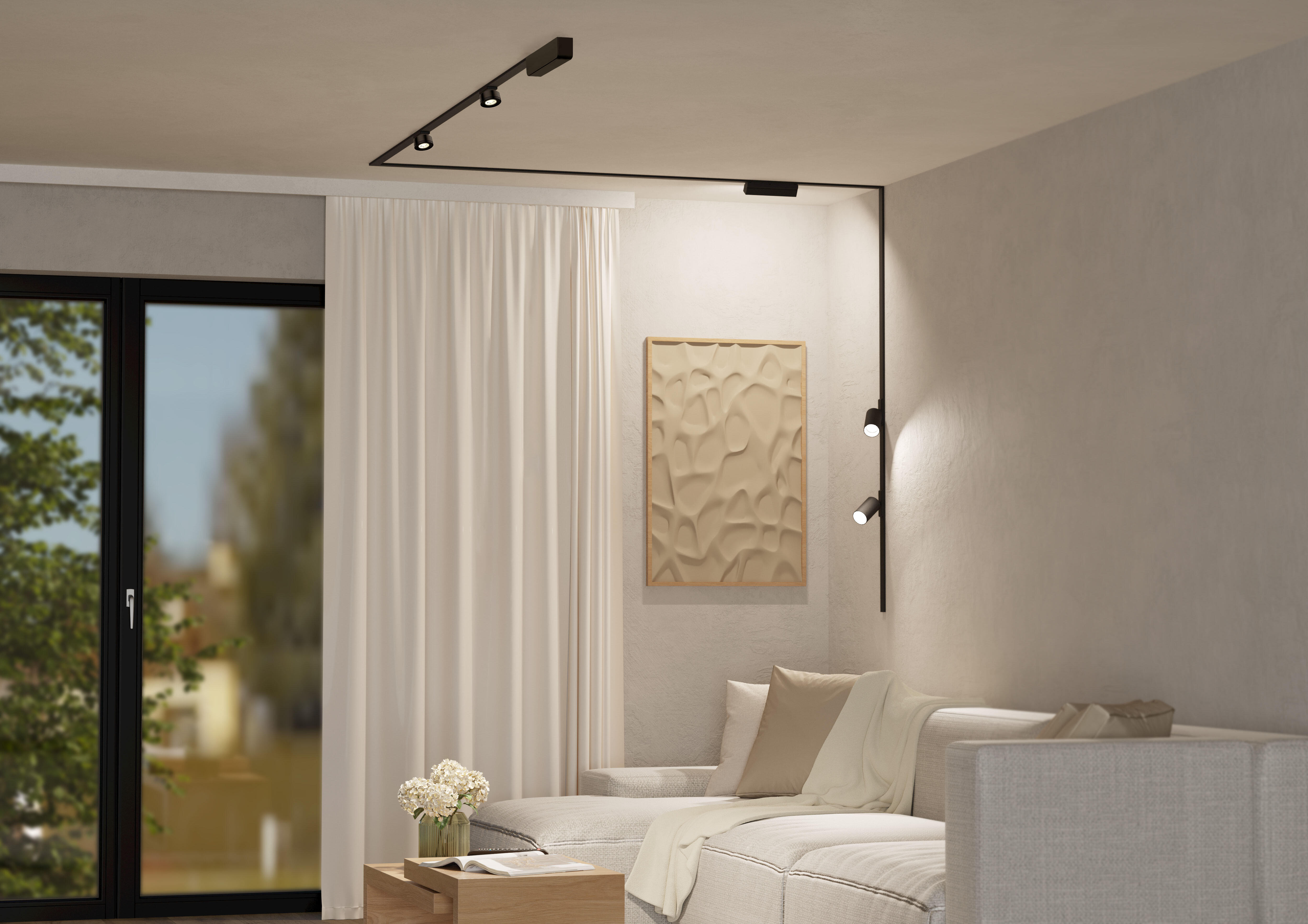 Reflektor szynowy Milma czarny LED Inspire - 6