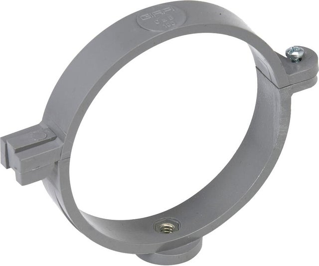 Collier de fixation à charnières PVC Diam.125 mm