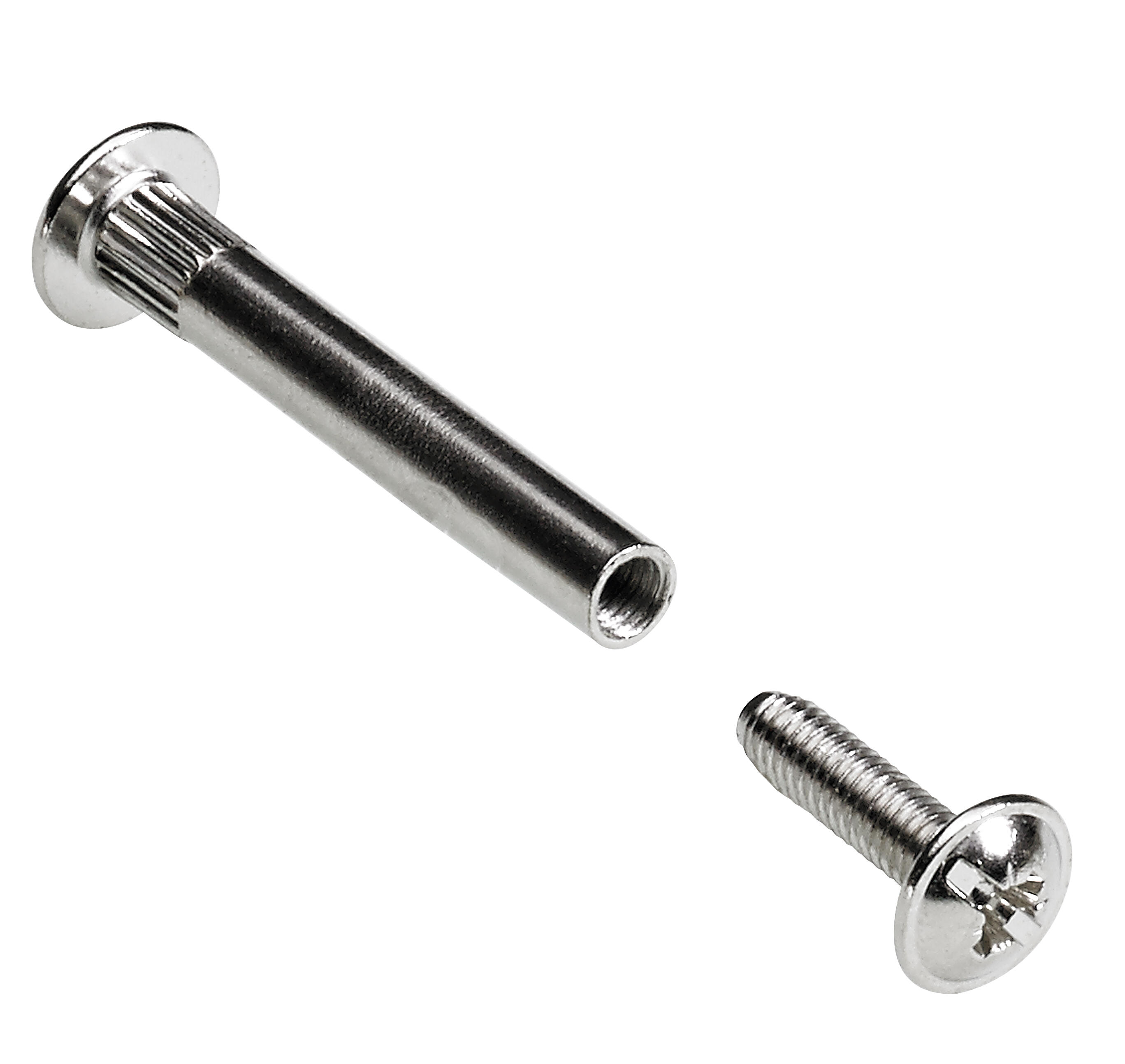 Vis d'assemblage nickelée M4 36-46 mm 10 pièces - HETTICH - 2