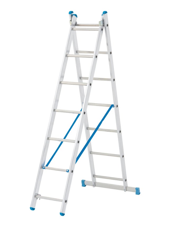 Echelle transformable 2 plans x 7 marches H.3,39 m - TUBESCA COMABI