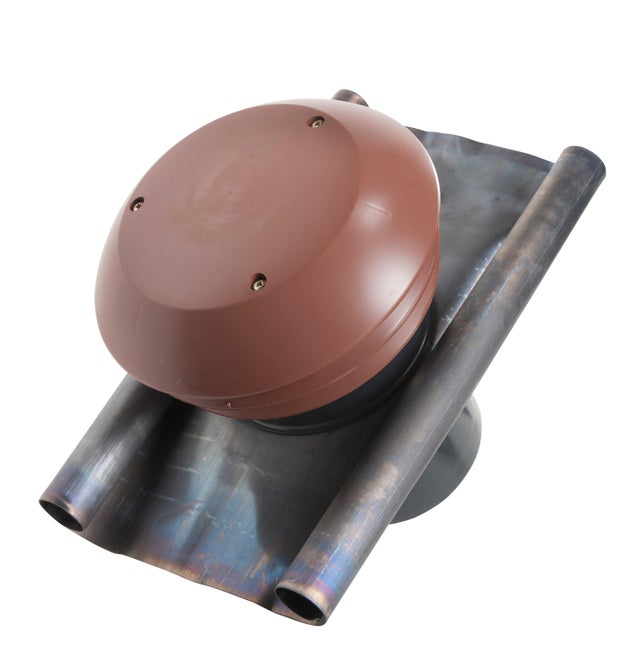 Chapeau de toiture Diam.150/160 mm + 2 capots tuile et ardoise - AUTOGYRE