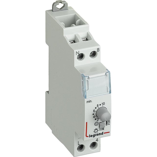 Minuterie modulaire 230V 50Hz et 60Hz - sortie 16A 250V - 1 module - LEGRAND