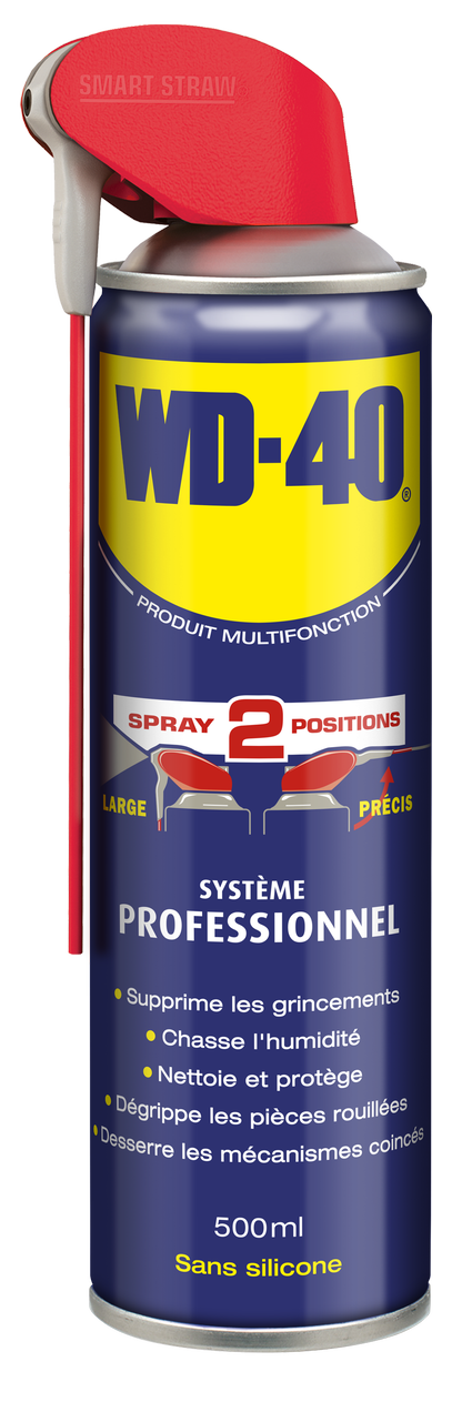 Dégrippant multifonction 500 ml Système Professionnel - WD-40