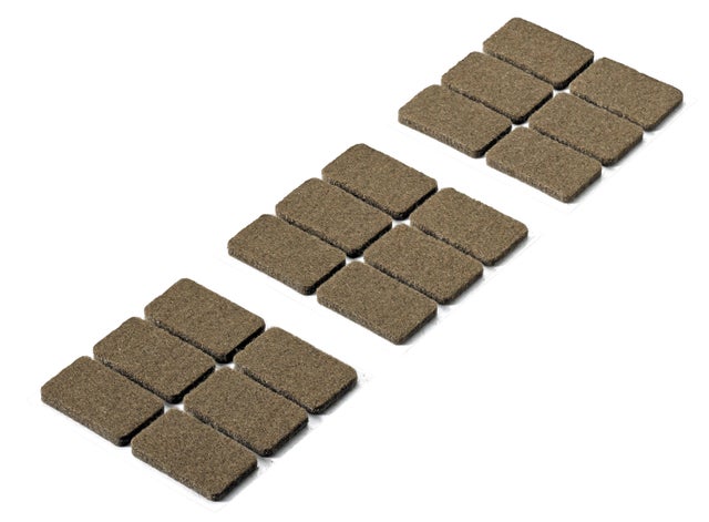 Patins feutre adhésif 36 x 22 mm 18 pièces - HETTICH