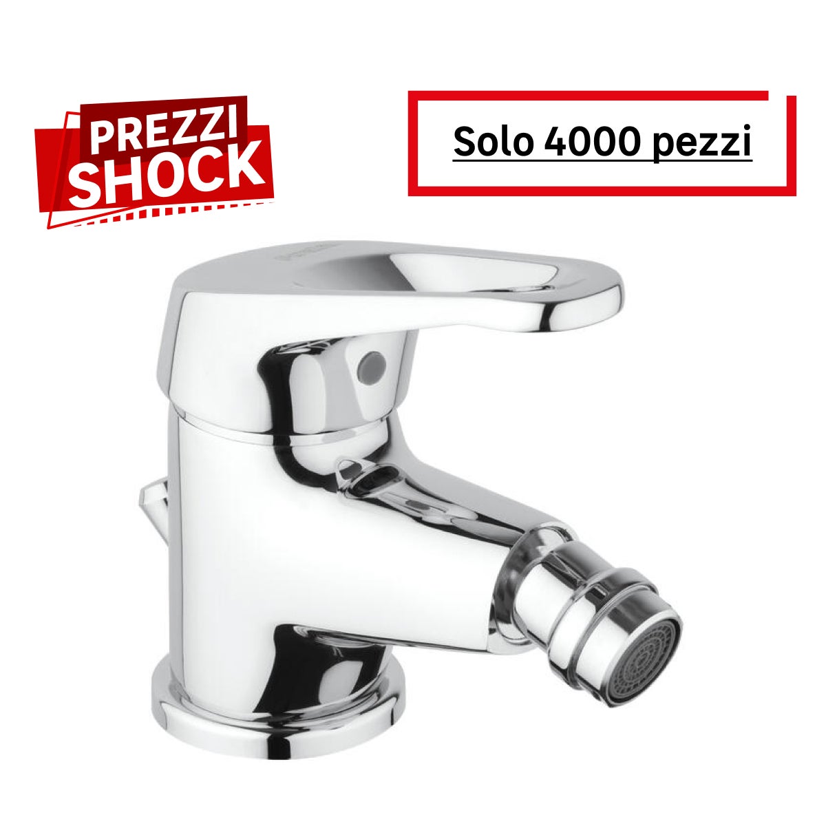 DP Bath Rubinetto Bidet Monoblocco Cromato - Serie Almendro, Argento - Foto 8