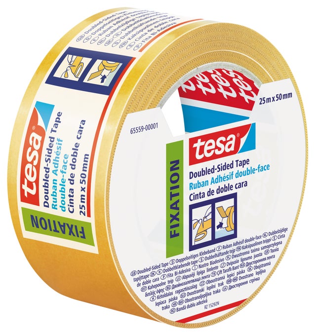 Ruban adhésif double face polypropylène l.50 mm x L.25 m - TESA