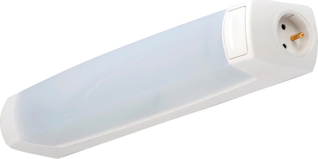 Réglette IP24 prise 2P+T  50 W - SLID