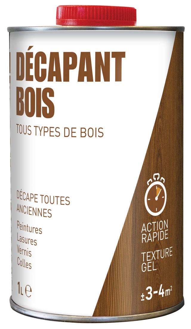 Décapant tous type de bois texture gel 1 L