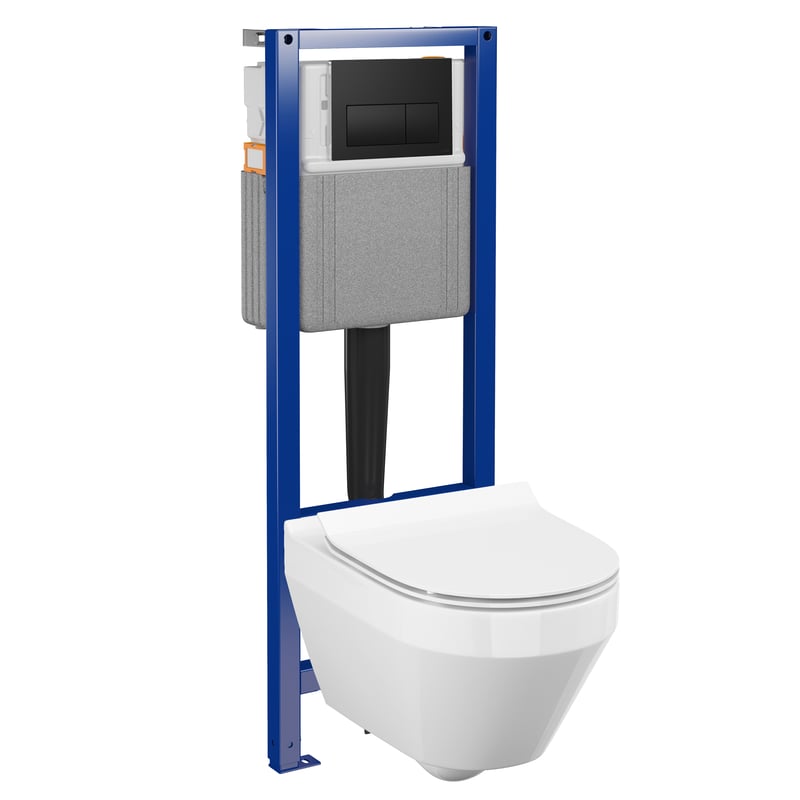 Zestaw podtynkowy WC Mesto Oval Cersanit