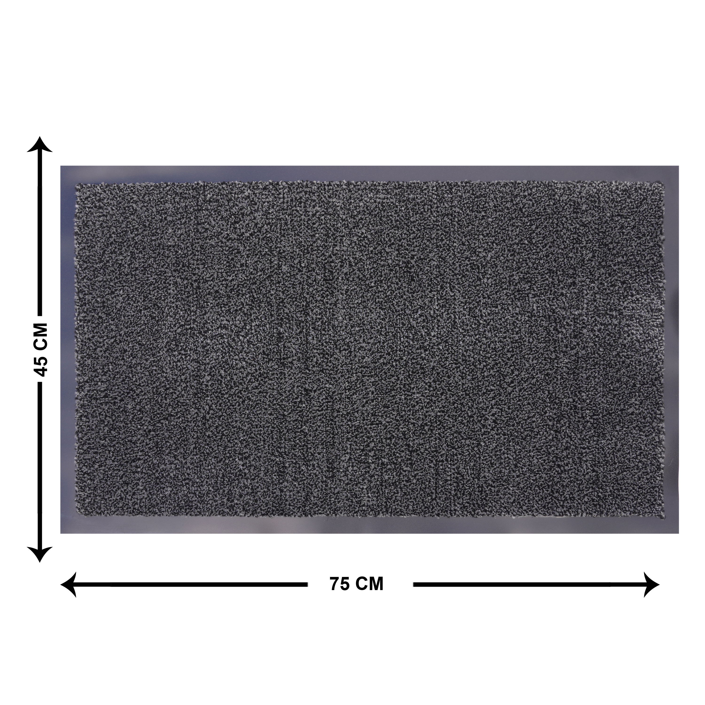 Zerbino Gabriel in pvc grigio rettangolare, L 75 x L 45 cm - 6