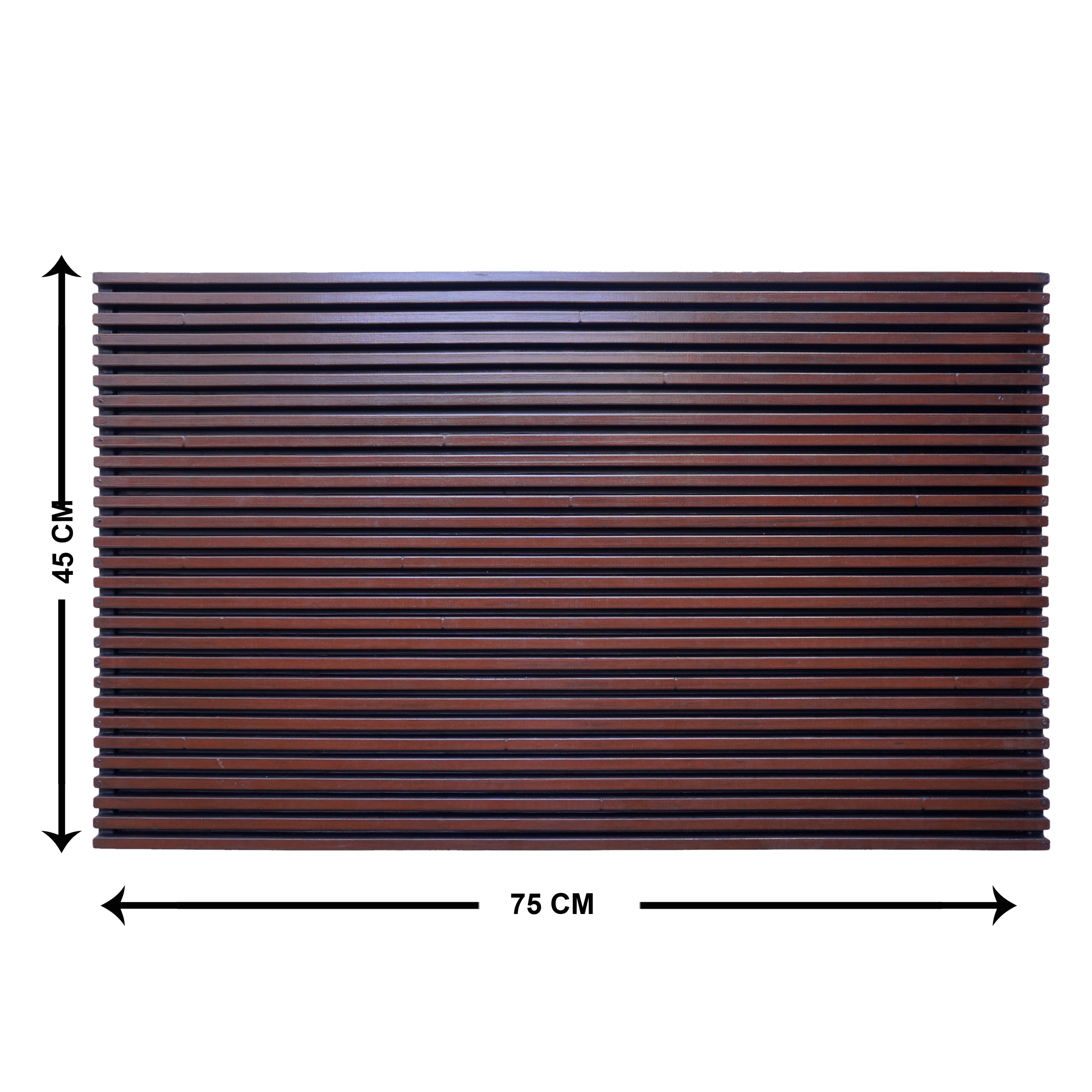 Wycieraczka zewnętrzna Woody 75 x 45 cm gumowa miedziana - 3