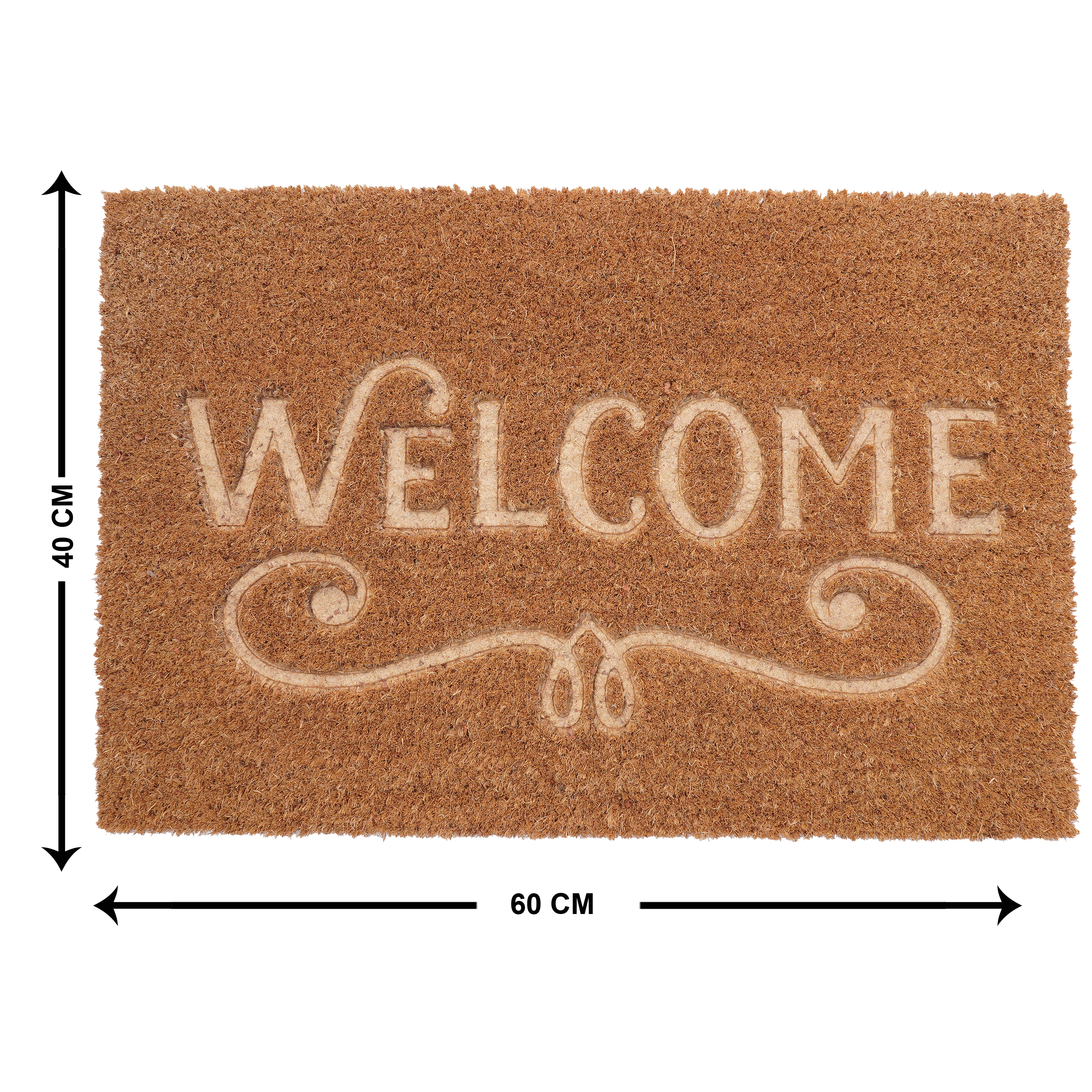 Tapis coco Teodor INSPIRE l.40 cm x L.60 cm - 3