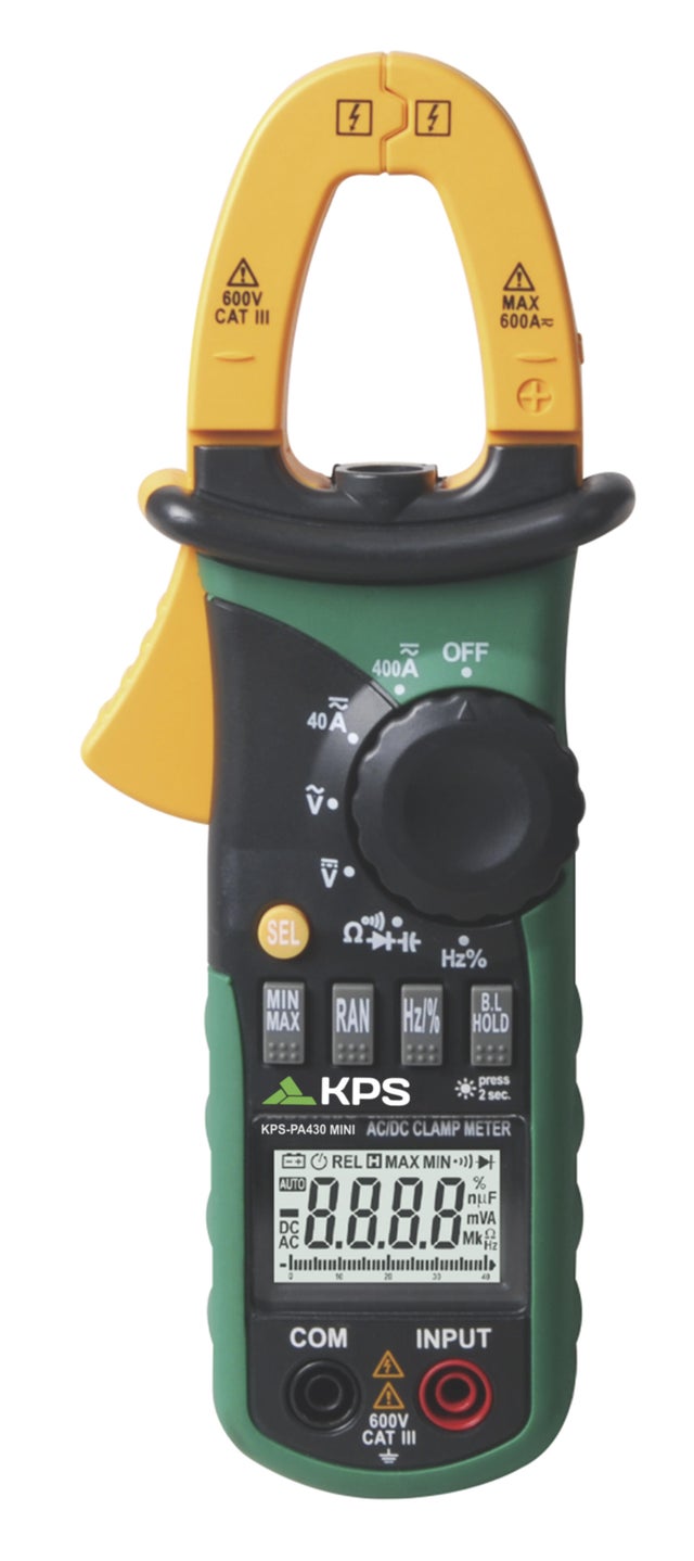 Mini pince ampèremétrique 400A CA/CC