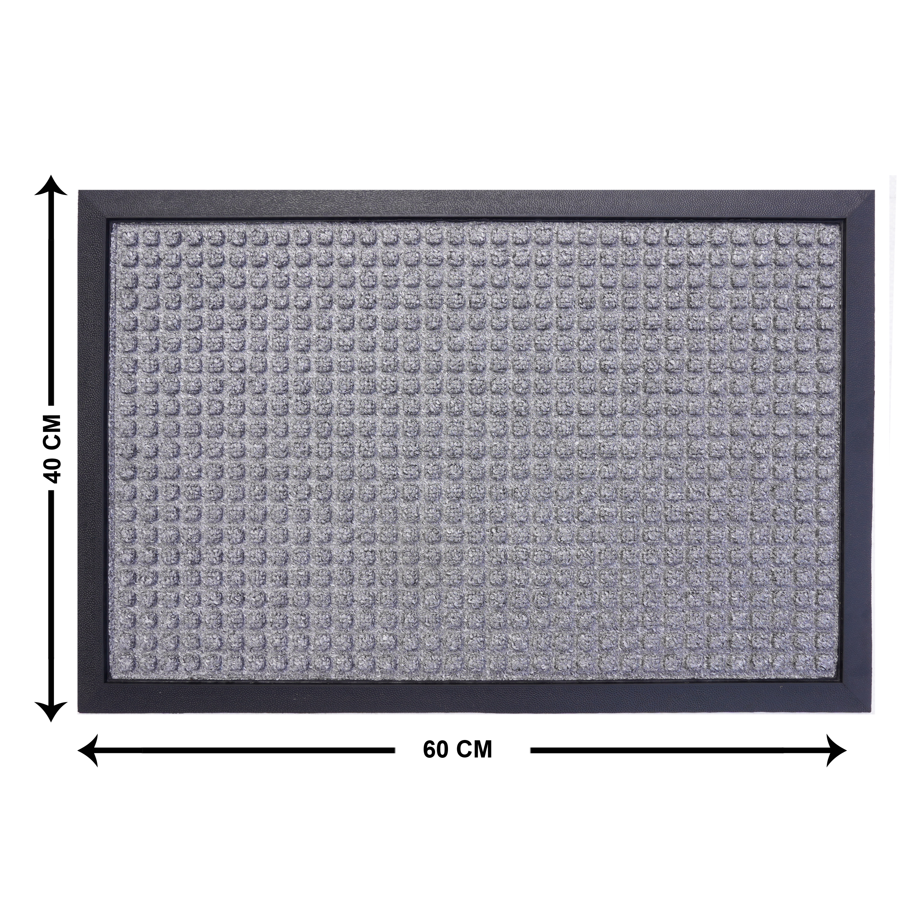 Wycieraczka zewnętrzna Hobnail 60 x 40 cm szara - 3