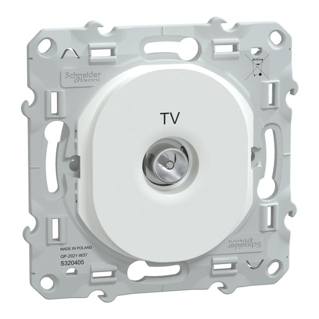Prise TV OVALIS 2 - SCHNEIDER ELECTRIC