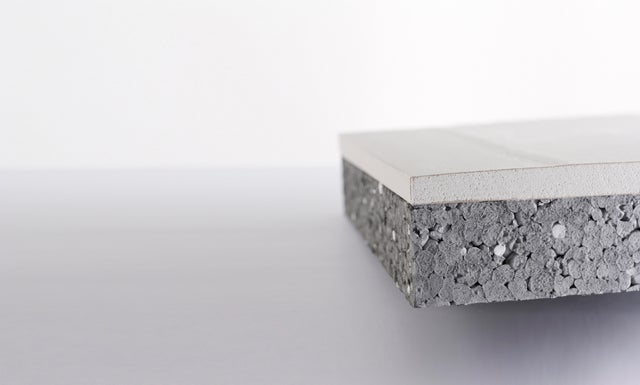 Doublage polystyrène TH32 R=2.55, Ep.13+80 mm Long.2,5 m x Larg.1,2 m - ISOLAVA