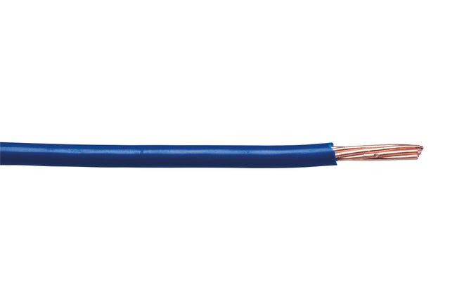 Fil électrique HO7VR 10 mm² bleu au mètre (1/2t) -NEXANS FRANCE