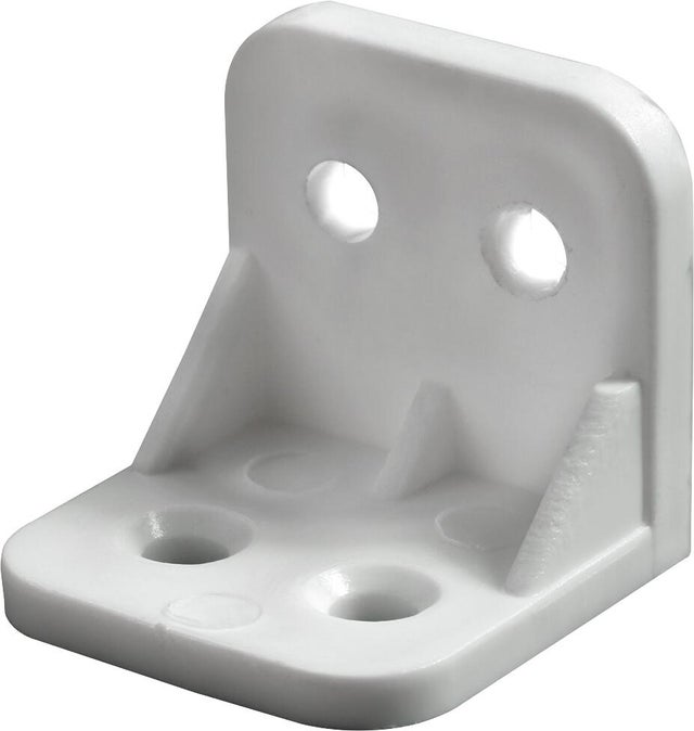 Equerre d'assemblage plastique blanc 30 x 30 x 30 mm 12 pièces - HETTICH