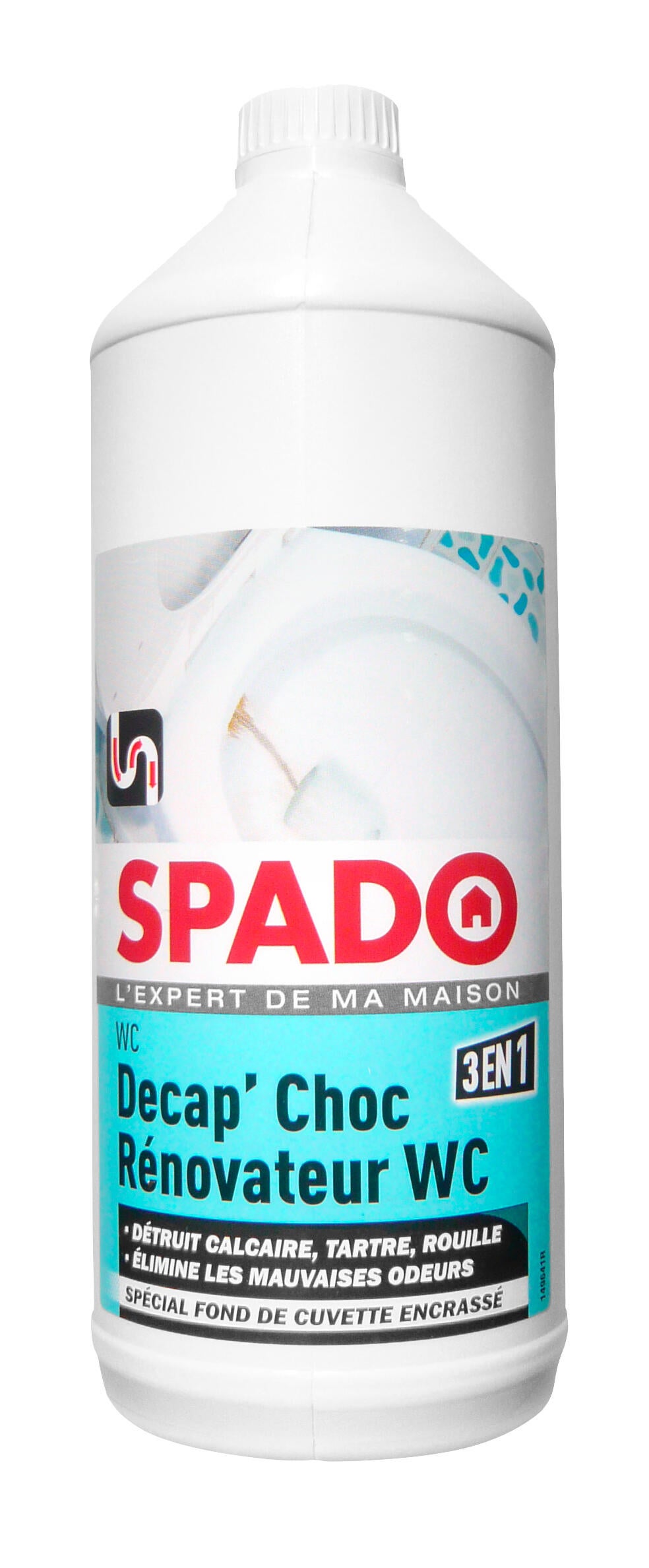 Décapant fond cuvette WC 1 L Decap'choc - SPADO - 2