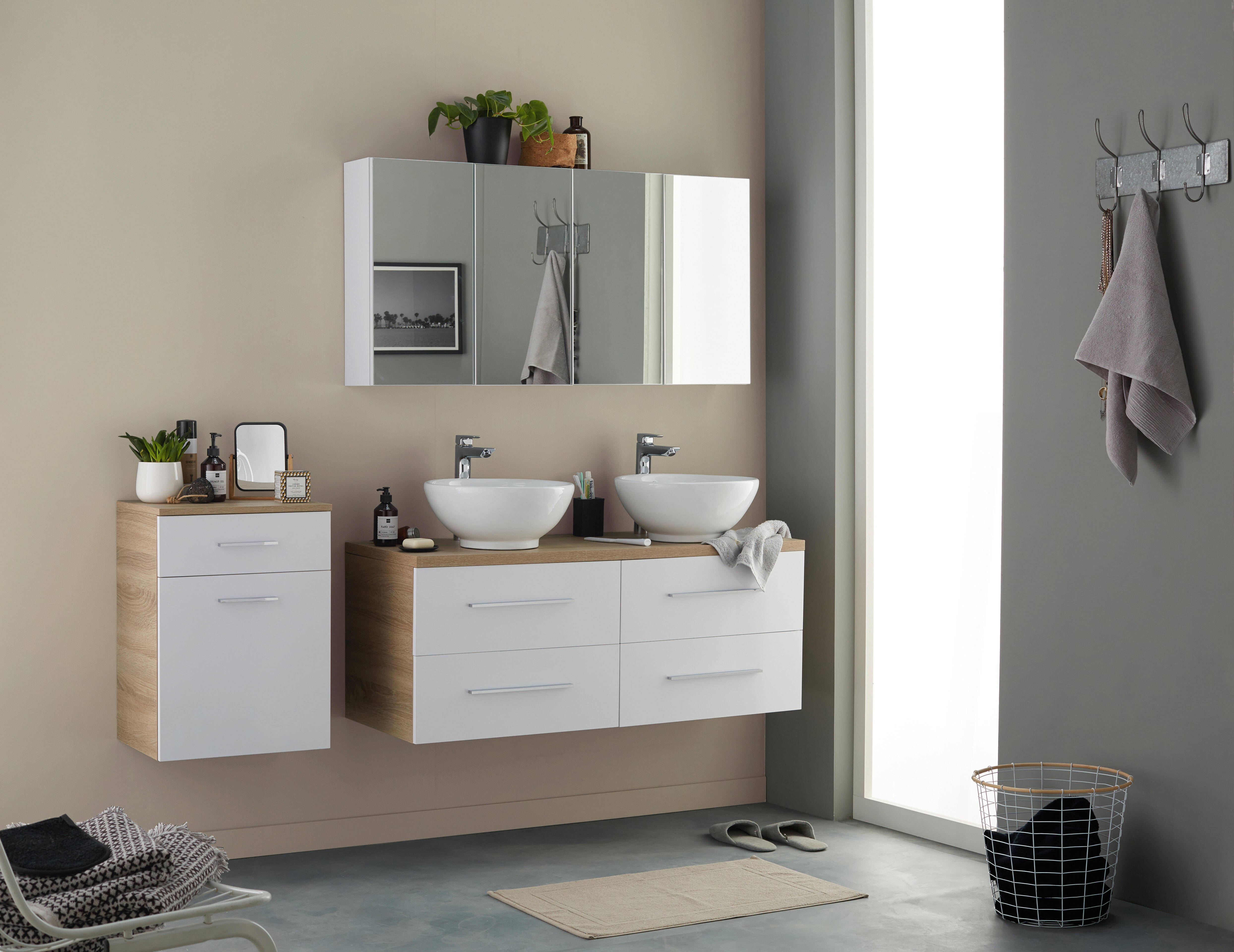 Armoire de toilette 60 cm zen | Bricoman