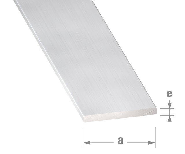 Profilé plat PVC blanc 40 x 5 mm 3m - CQFD - Mr Bricolage