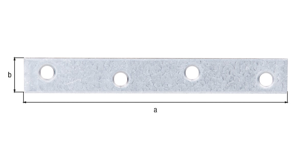 Plaque perforée acier galvanisé, L.120 x l.16 mm GAH ALBERTS - 3
