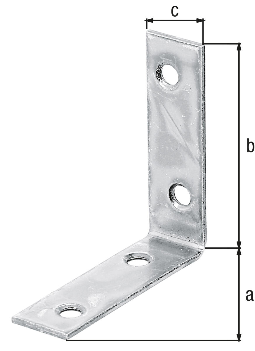 Equerre d'assemblage acier galvanisé, L.50 x h.50 x l.15 mm GAH ALBERTS - 2