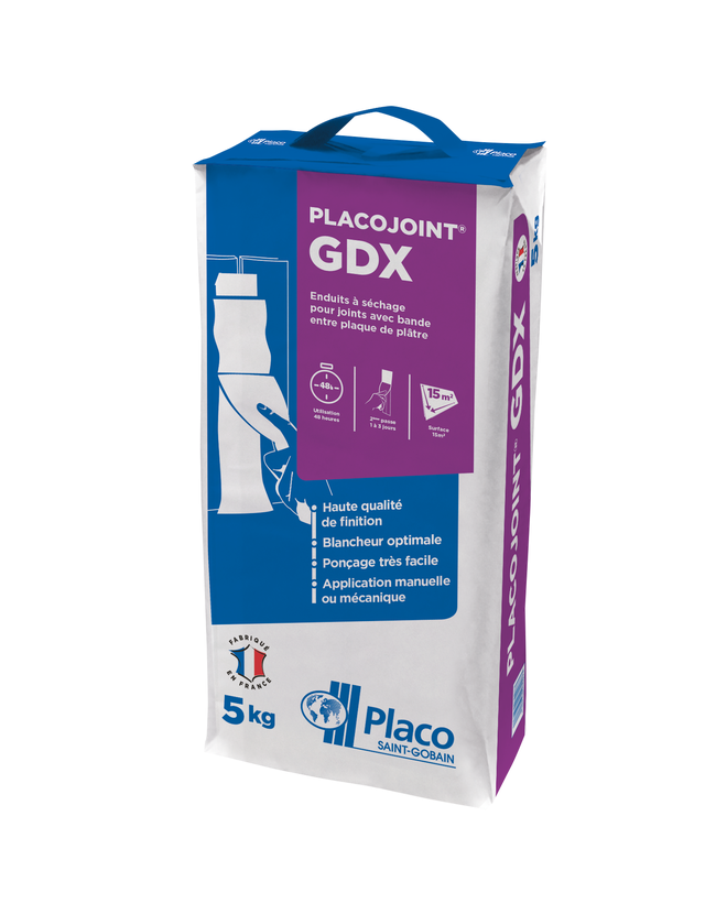 Enduit bande à joint en poudre intérieur 5 kg - Placojoint GDX PLACO