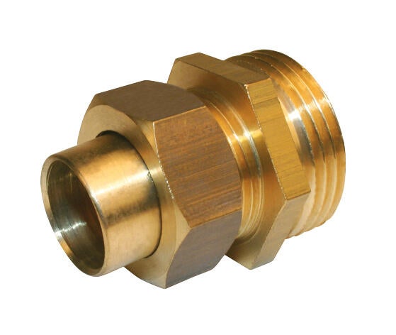 Raccord 3 pièces mâle M.20X27(3/4'') cuivre à souder Diam.18 mm - (lot de 2) - 2