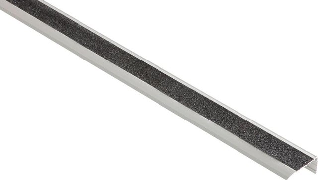 Nez de marche aluminium avec bande antidérapante L.300 x l.6,70 cm 