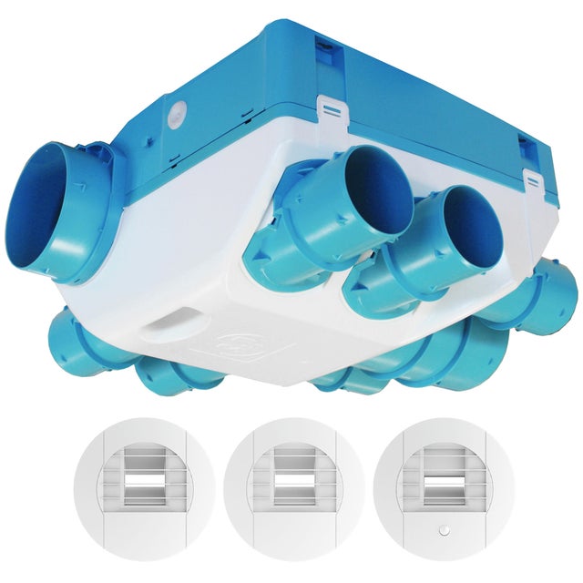 Kit VMC simple flux hygroréglable Ozéo ST 2 - S&P