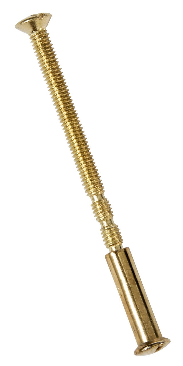 Vis de liaison laiton patiné X4 - CHAINEY