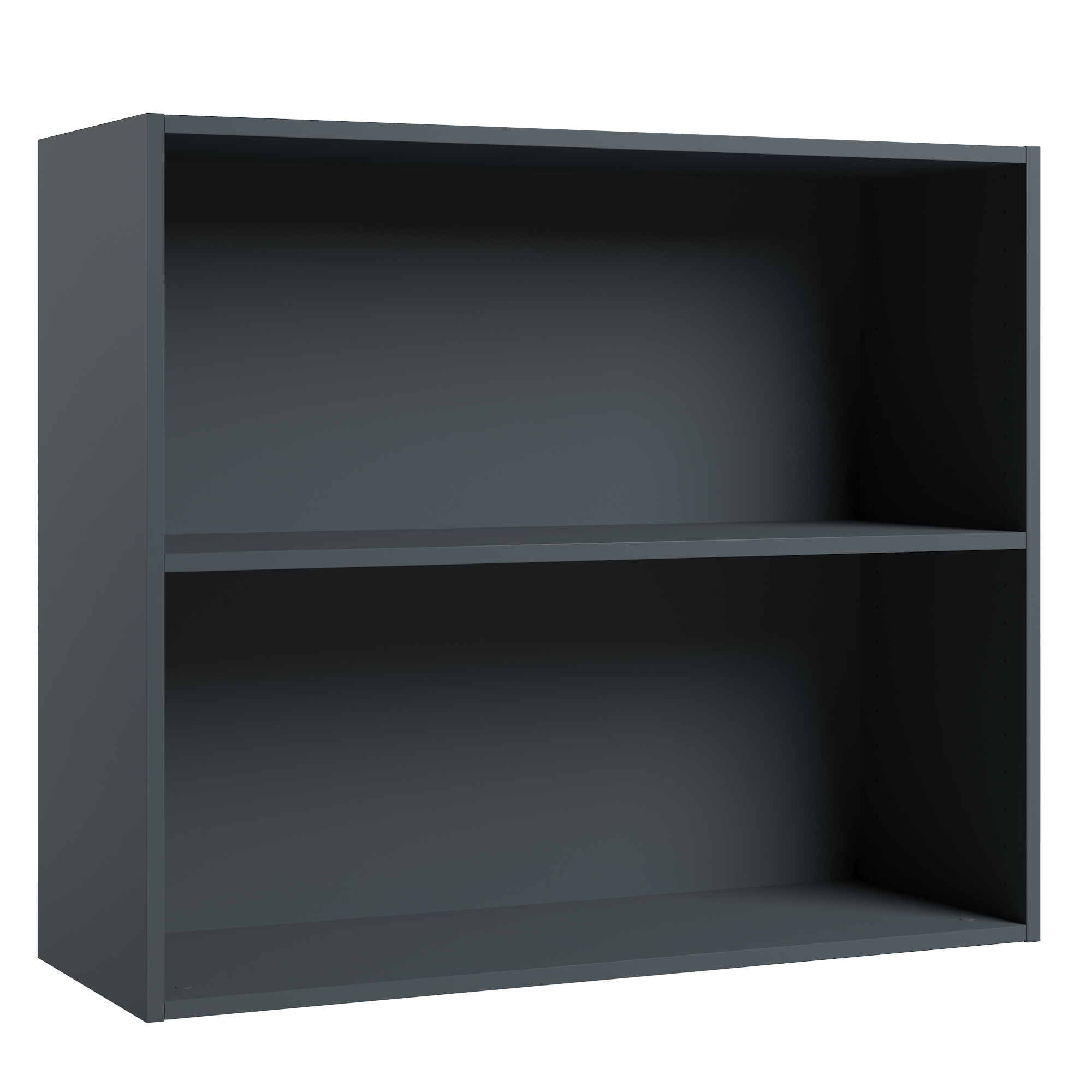 Caisson haut de cuisine l.90 x H.76,80 x P.33 cm Gris - 2