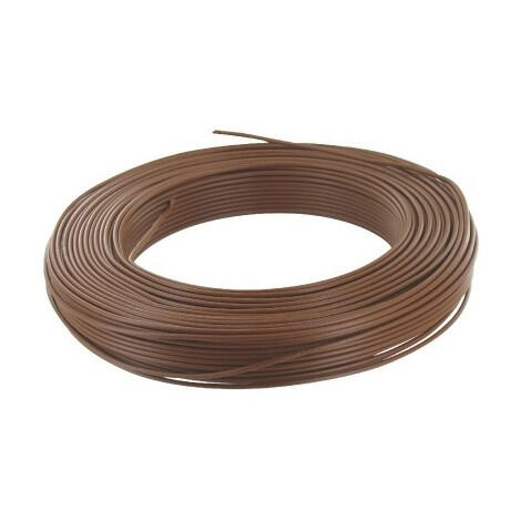 Fil électrique HO7VU 1.5 mm² marron 100 m - MIGUELEZ SL