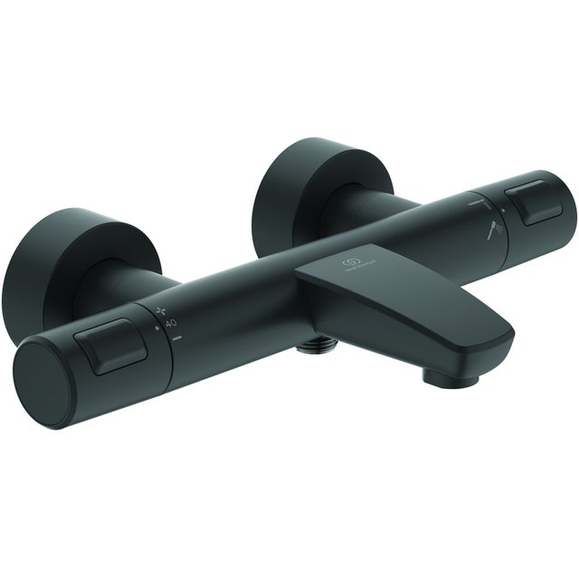 Mitigeur thermostatique bain douche noir Ceratherm T25 - IDEAL STANDARD